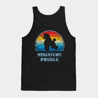 Miniature Poodle Vintage Design Dog Tank Top